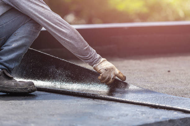 Professional Waterproofing technician working in Newton, NJ